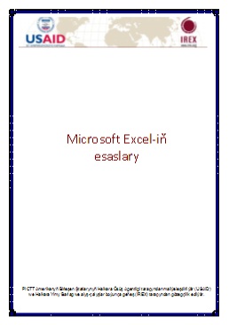Microsoft excel-iň esaslary